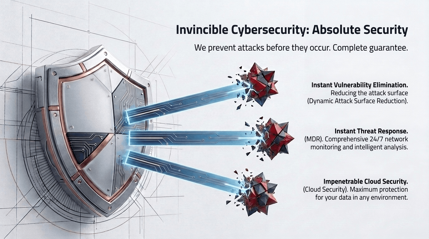 Digital shield against threats: dynamic attack surface reduction, threat detection and response, and cloud security